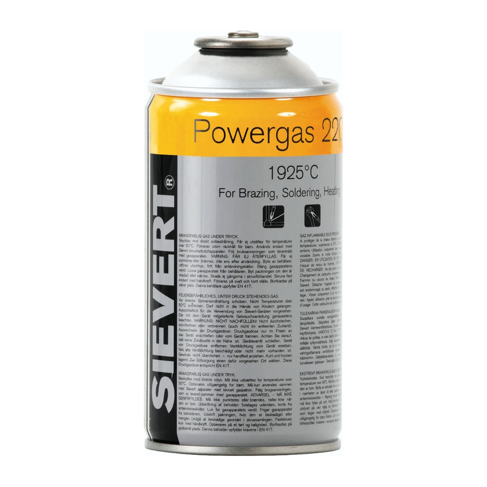 Sievert Gaspatroon Powergas 7/16" 300 ml EU
