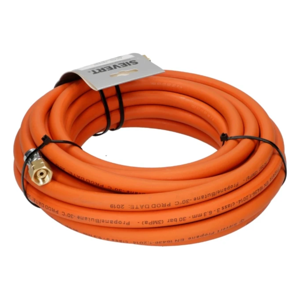 Sievert Slang 10m, O6,3mm 1x vast, 1xdraaib. 3/8"L