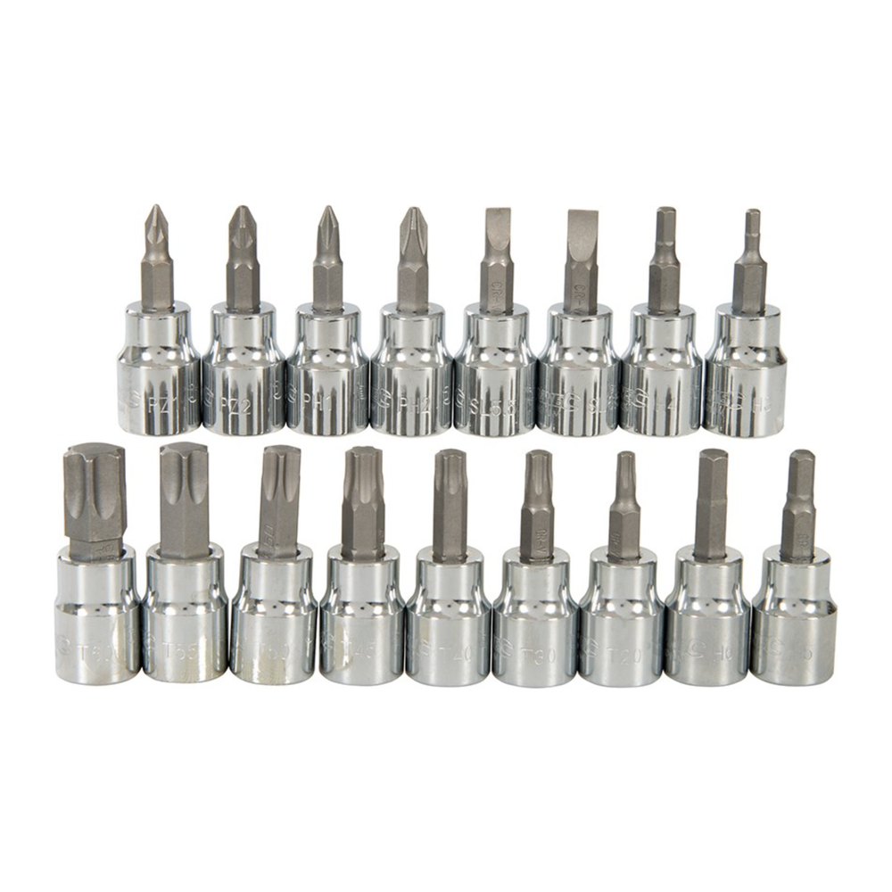 Silverline - 90-delige automonteur sleutel set