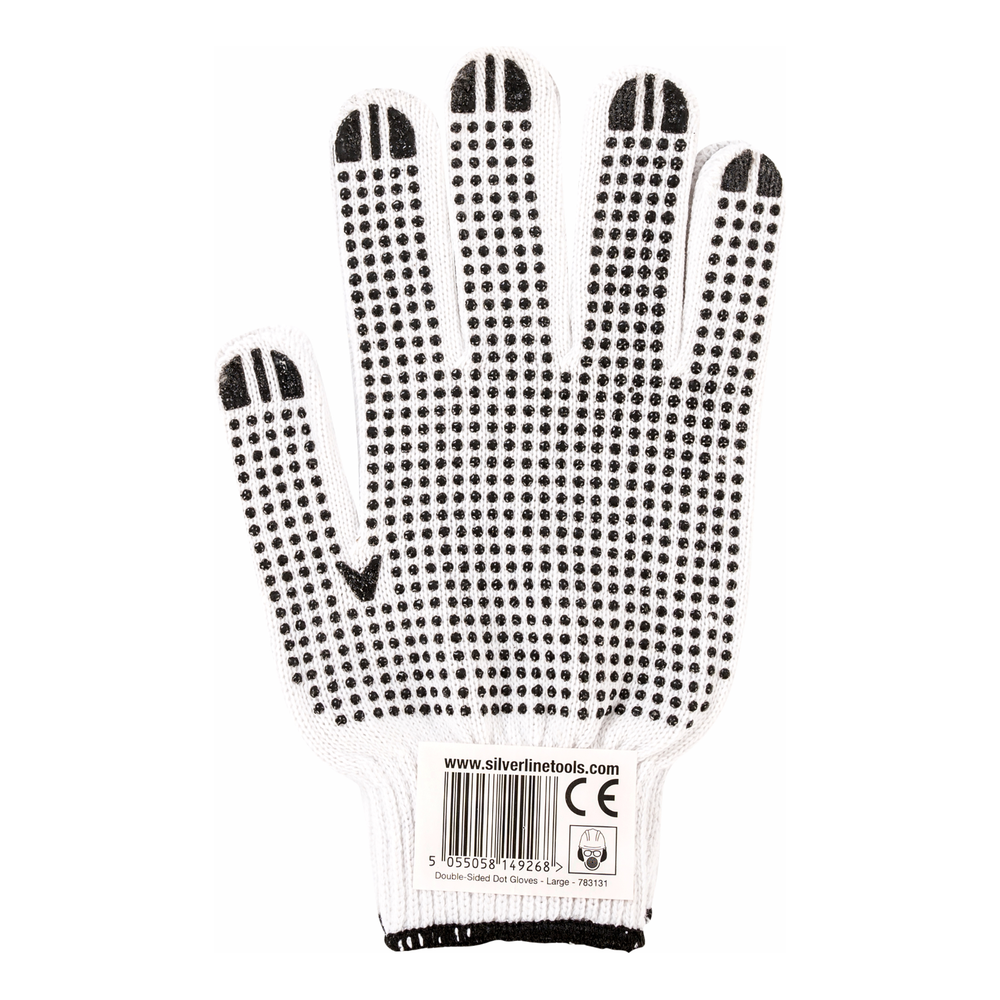 Silverline - Dubbelzijdig gestipte handschoenen