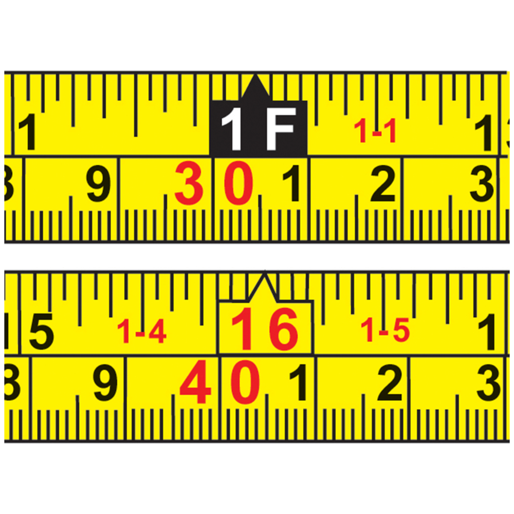Silverline - Felgekleurde ergonomische rolmaat 8 meter x 25mm