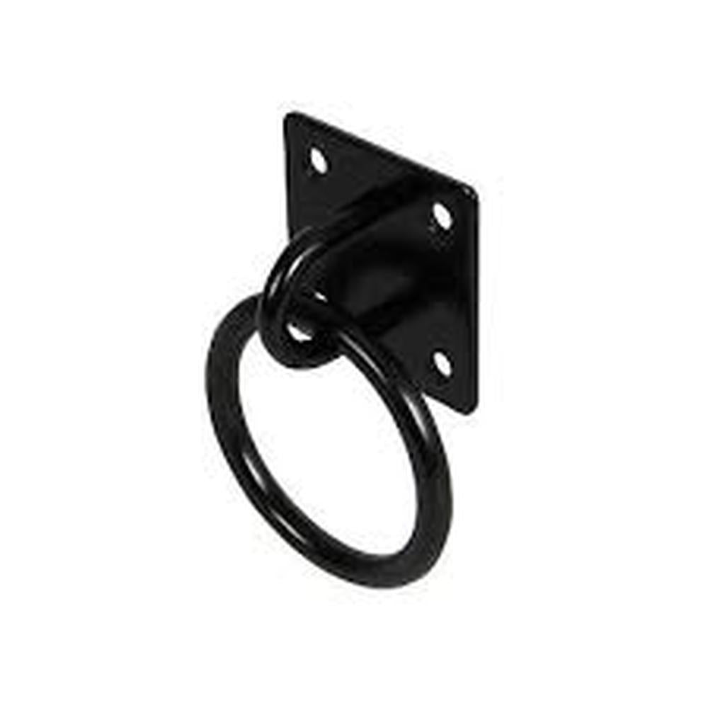 Fixman - Kettingplaat Zwart met ring