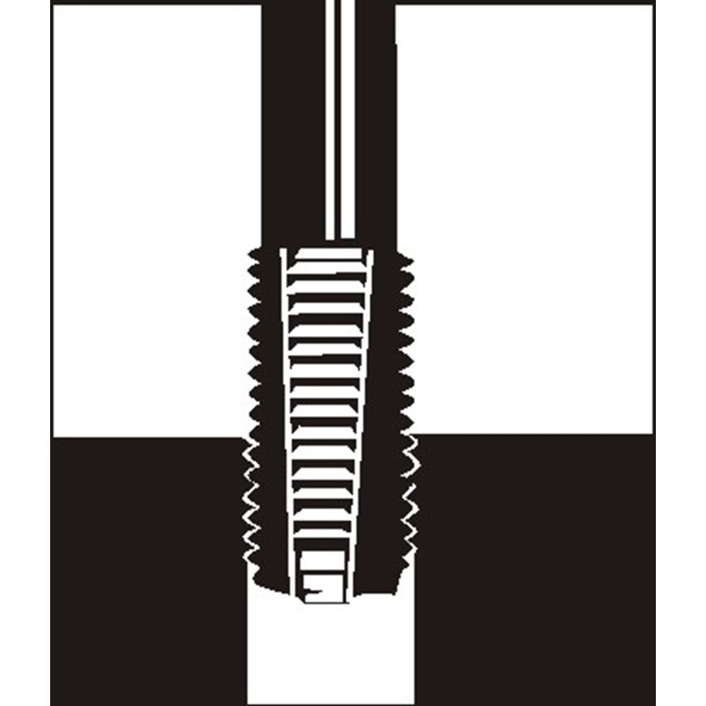 draadbus - Type S - vrij doorlopendtandard, DIN 8140, van roestvrij staal, M 20 x 2.5 2,0 D-4