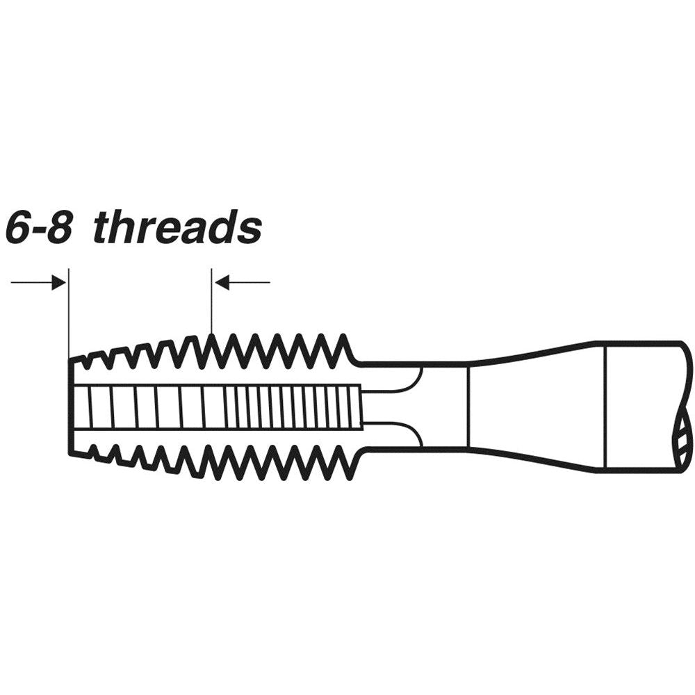 machinetap, ISO metrisch draad DIN 13, DIN 371, M 5 x 0.8-3