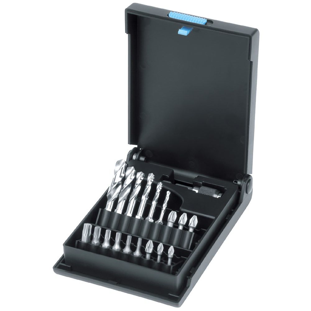 Q.C.4 spiraalboor-bit-set, met 1/4" zeskant opnameschacht, 3,0 - 10,0 mm-0