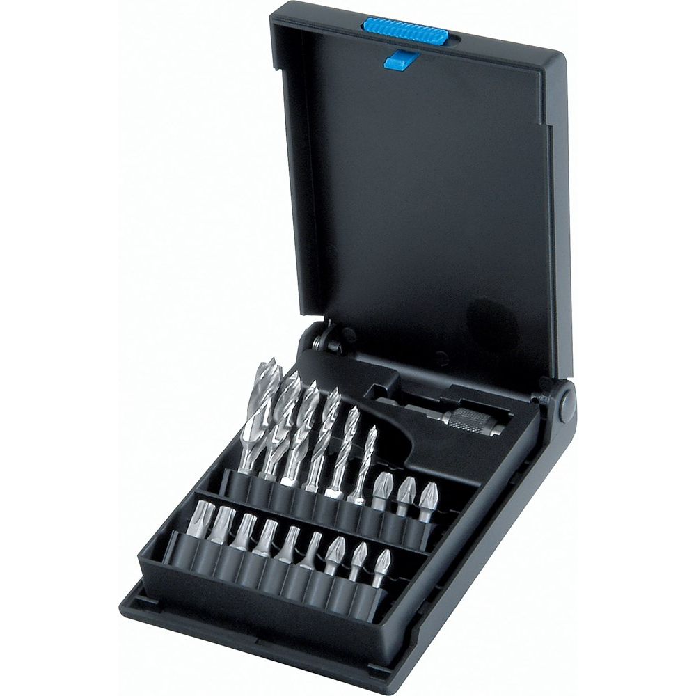 Q.C.5 hout-spiraalboor-bit-set, met 1/4" zeskant opnameschacht, 3,0 - 10,0 mm-0
