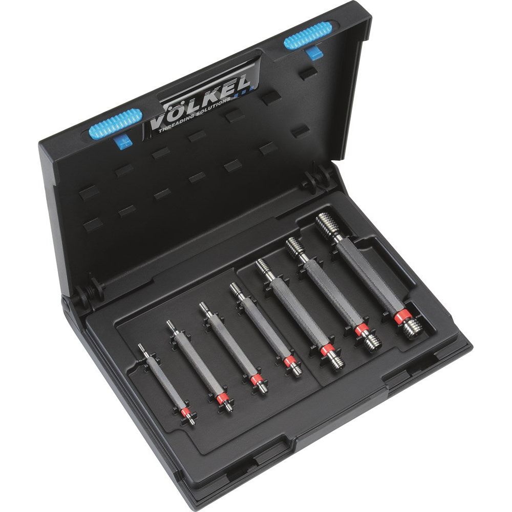 Precisie draadpenkaliber set M 3 - 12, Tol. 6H-0