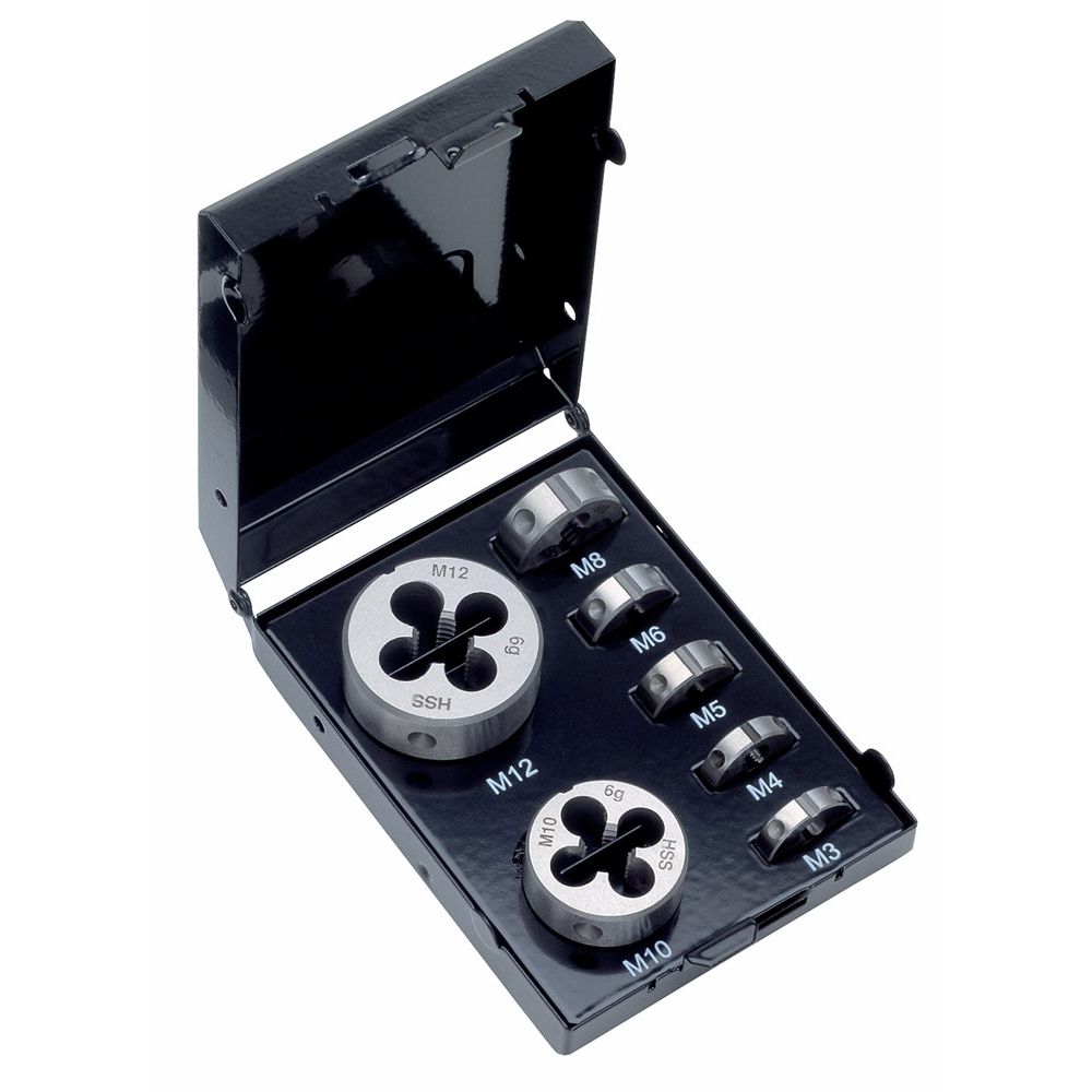snijplaat-set P.V.98, ISO metrisch draad DIN 13, M3 - M12-0