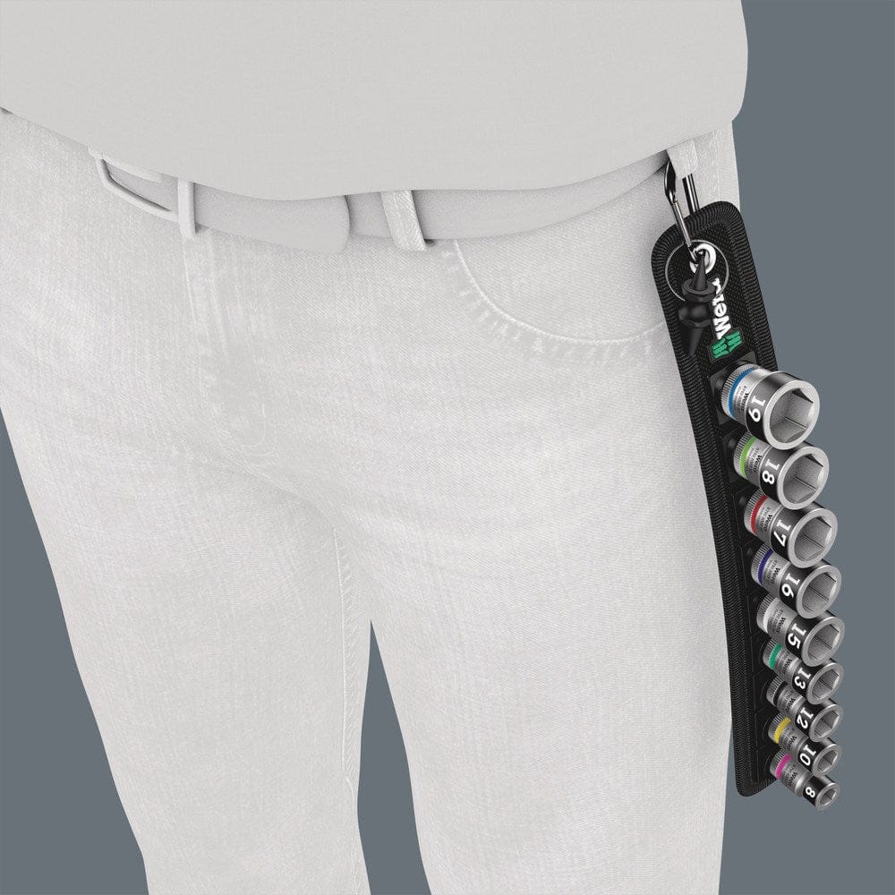 BELT B 1 ZYKLOP DOPPEN SET, MET VASTHOUDFUNCTIE, MET 3/8" -AANDRIJVING, 10-DELIG-10