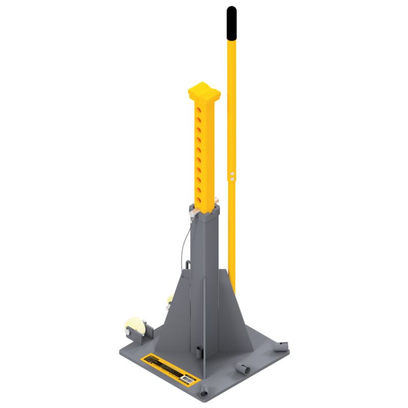 Assteun 12 ton, hoog model, transportwielenWinntecMZS Gereedschap