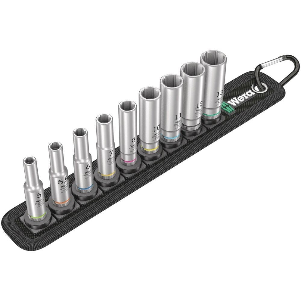 BELT A DEEP 1 DOPPEN SET, MET 1/4" -AANDRIJVING, 9-DELIG-0