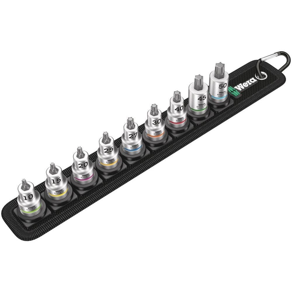 BELT B 3 TORX® HF ZYKLOP BITDOPPEN SET TORX®, MET VASTHOUDFUNCTIE, 3/8" -AANDRIJVING, 9-DELIG-0