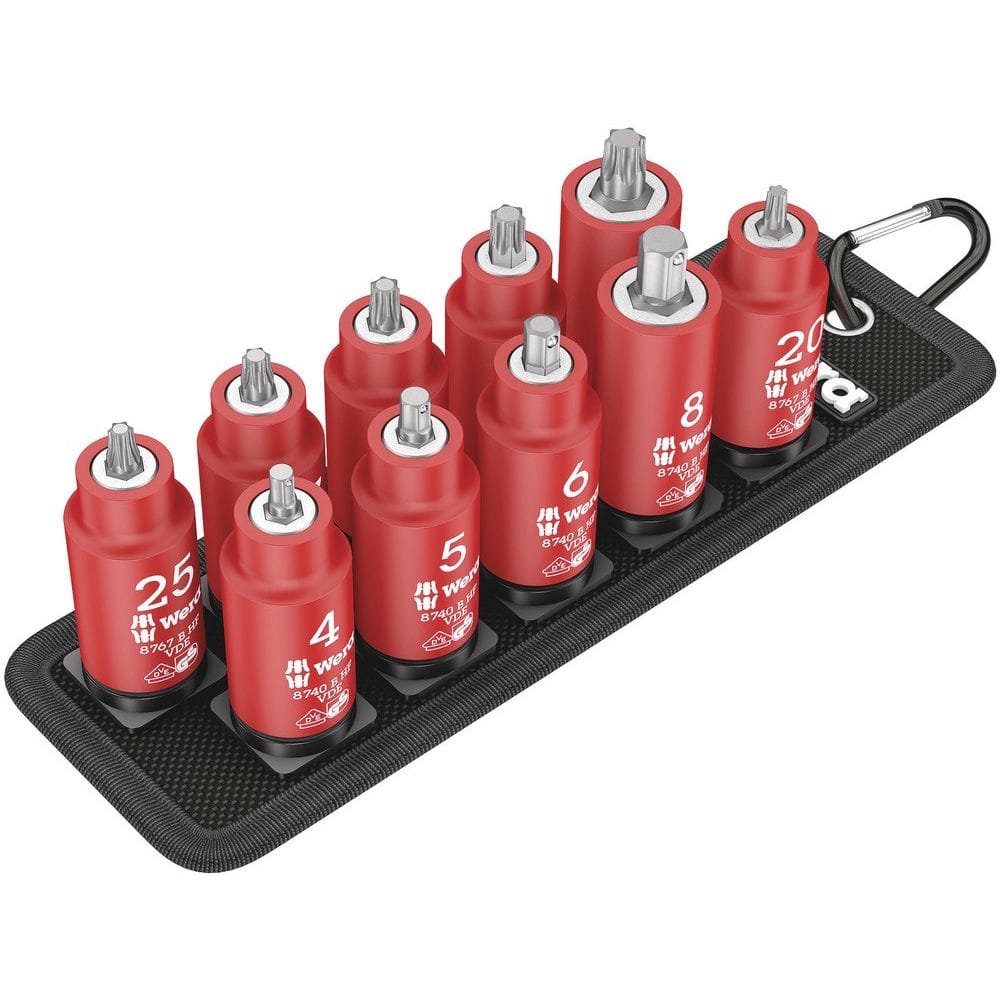 BELT B VDE 1 ZYKLOP BITDOPPEN SET TORX®/BINNENZESKANT, MET VASTHOUDFUNCTIE, 3/8" -AANDRIJVING, 10 --0
