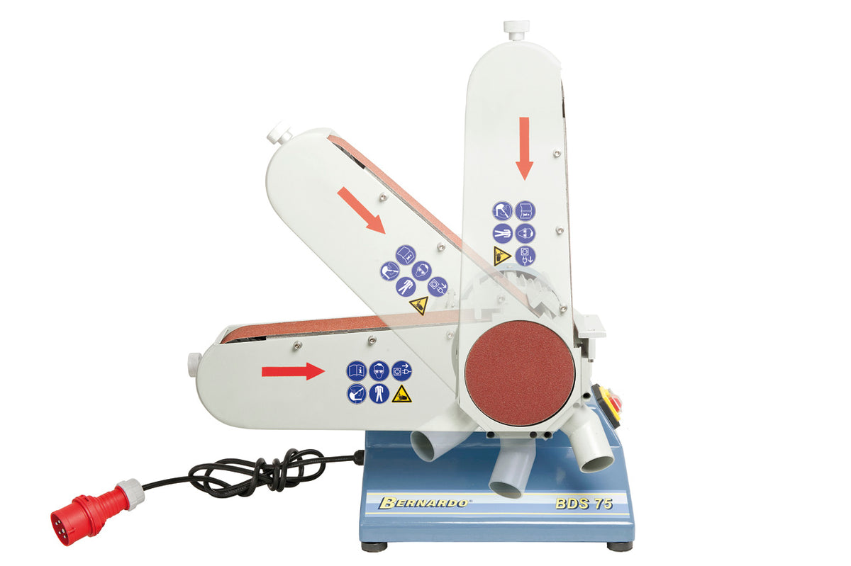 Bernardo Band- en schijfschuurmachine BDS 75-2 - 400V - afbeelding 12