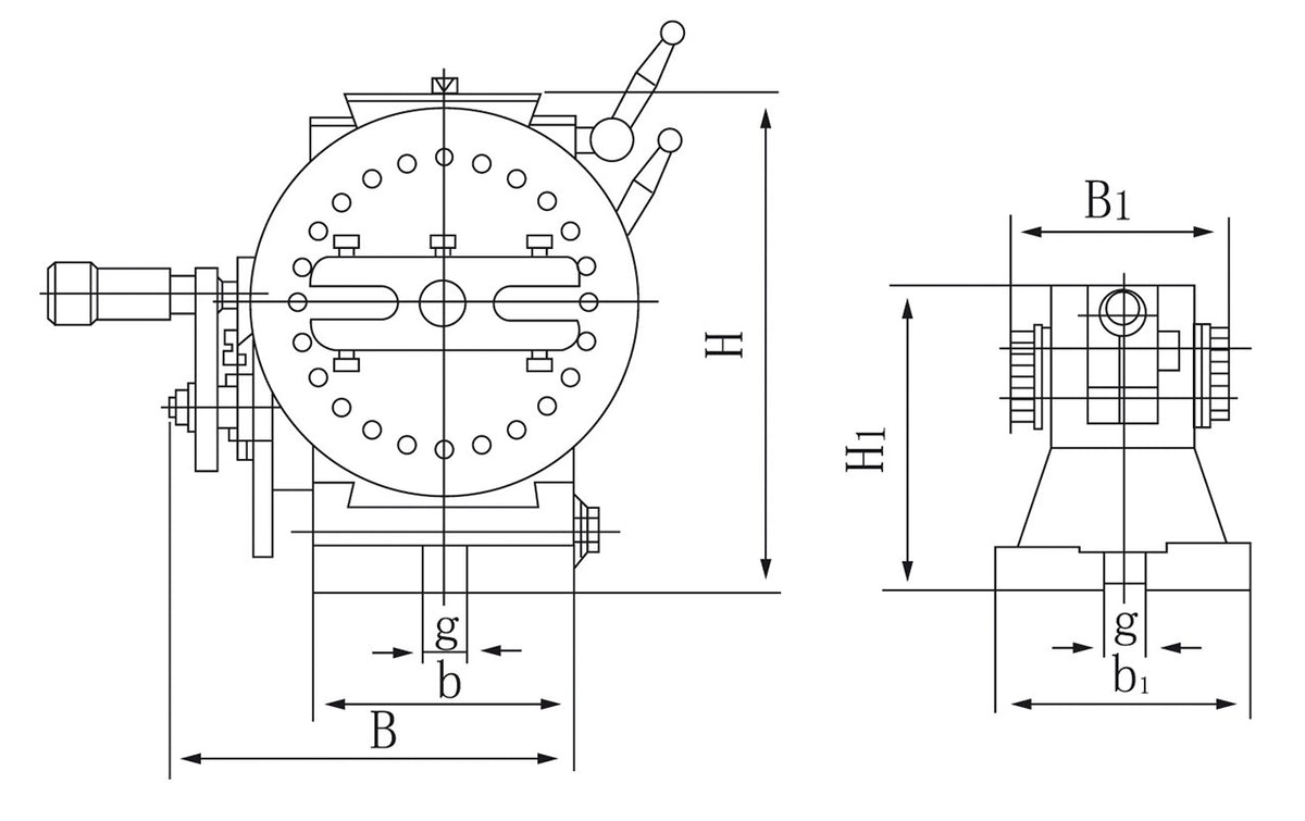 Bernardo Half-universele verdeelkop BS-1 (centerh. 128mm) - afbeelding 3
