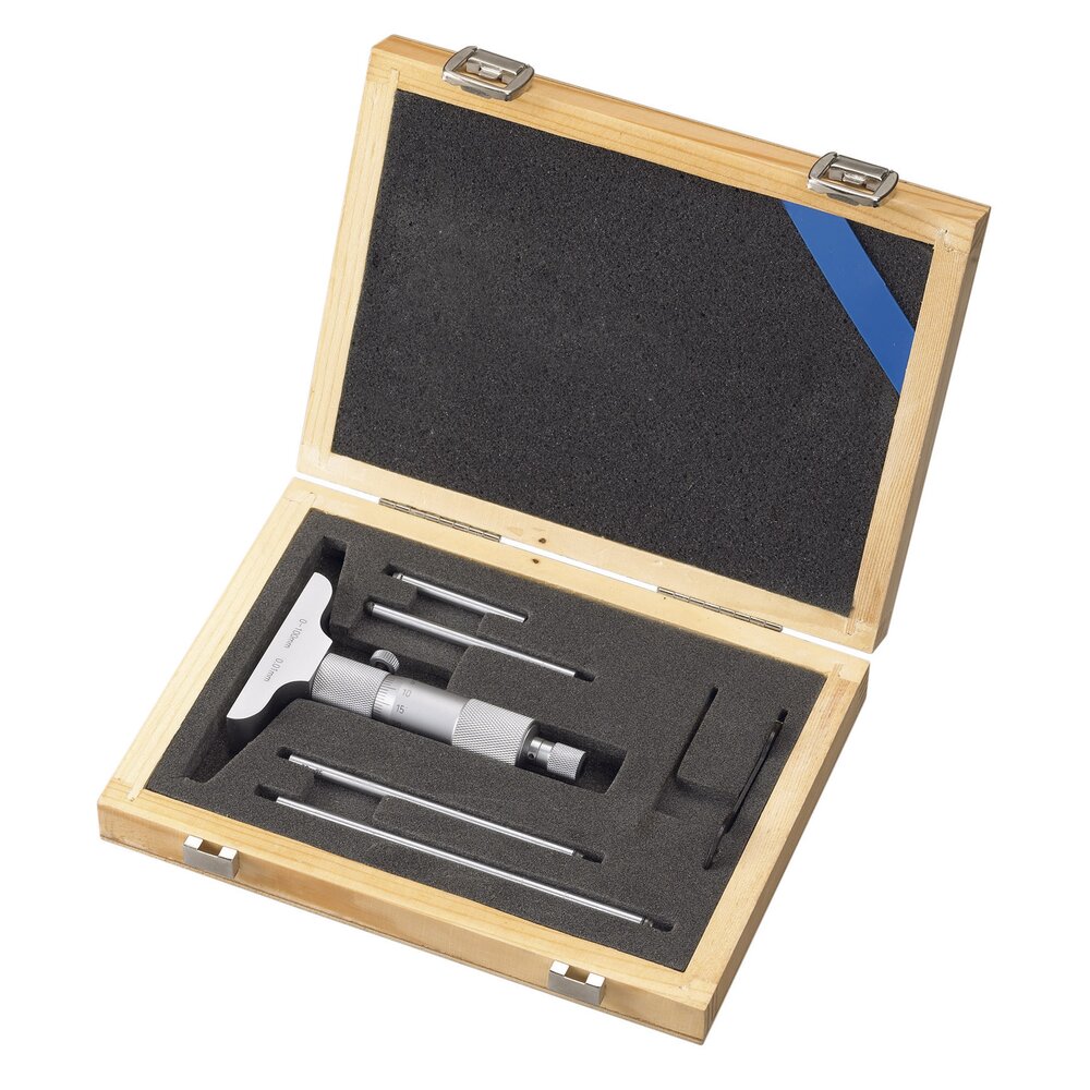 Bernardo Dieptemeterschroef 0-100mm, 0,01mm