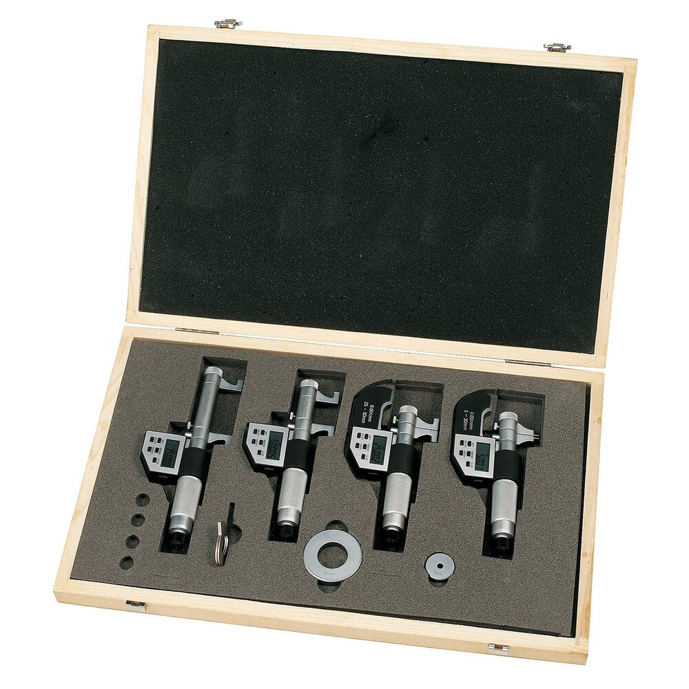 Bernardo Digitale Inwendige Micrometers, 5-100mm, 4-delig