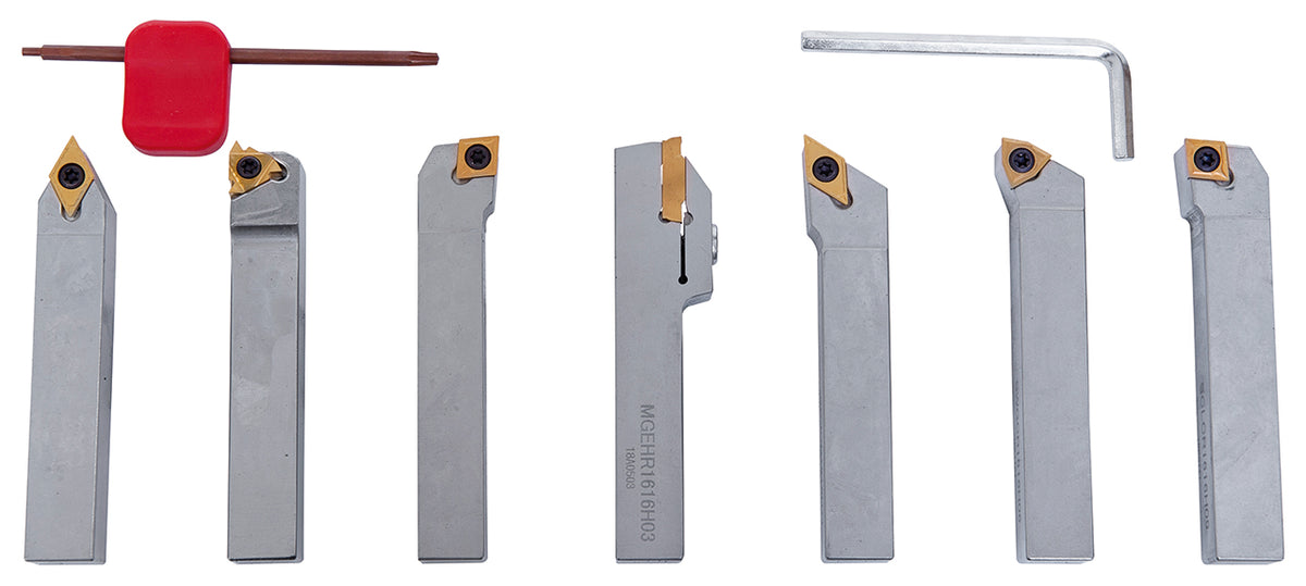 Bernardo Draaibeitelset 7-dlg Tin-coated, Set O