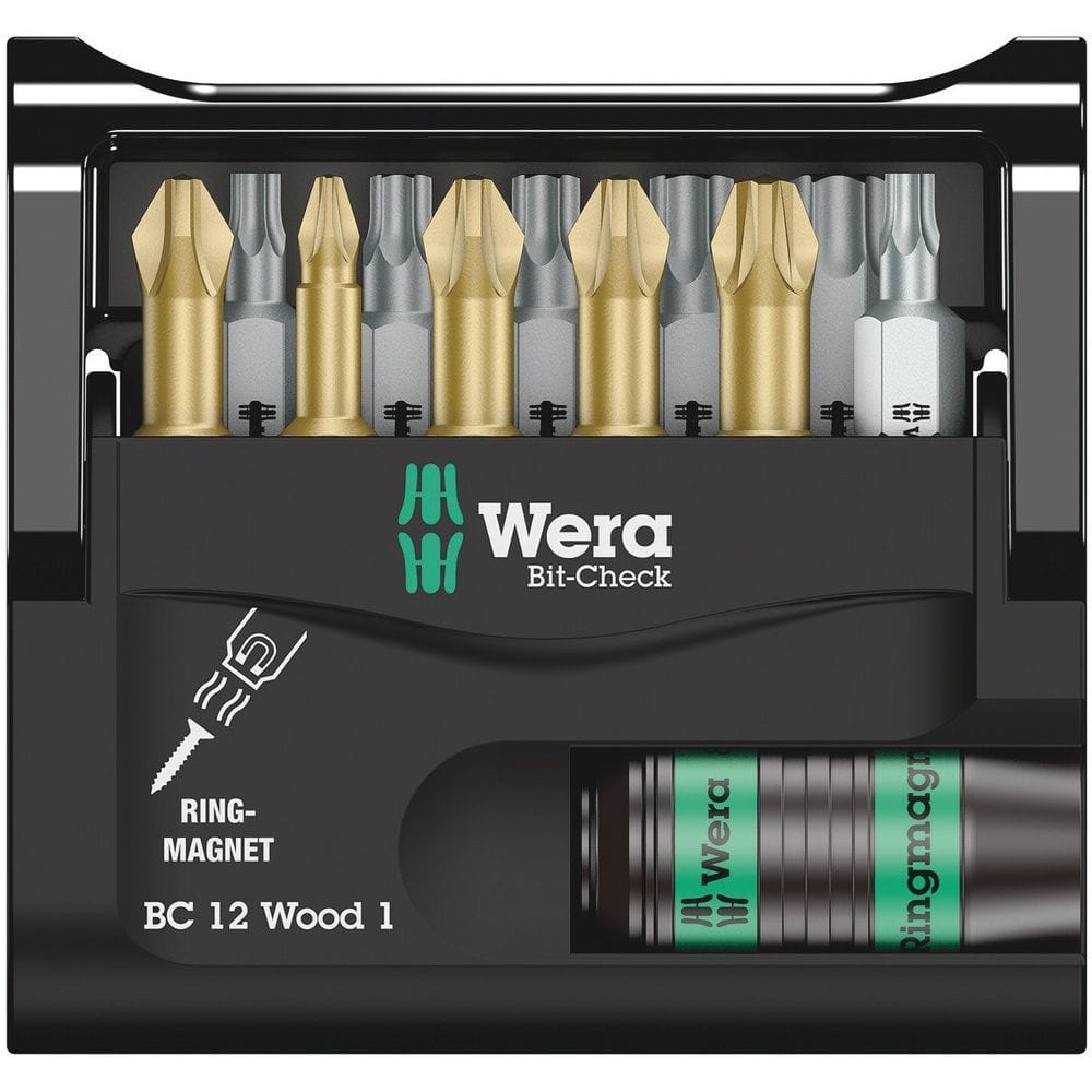 BIT ASSORTIMENT, BIT-CHECK 12 WOOD 1, 12 -DELIG-2