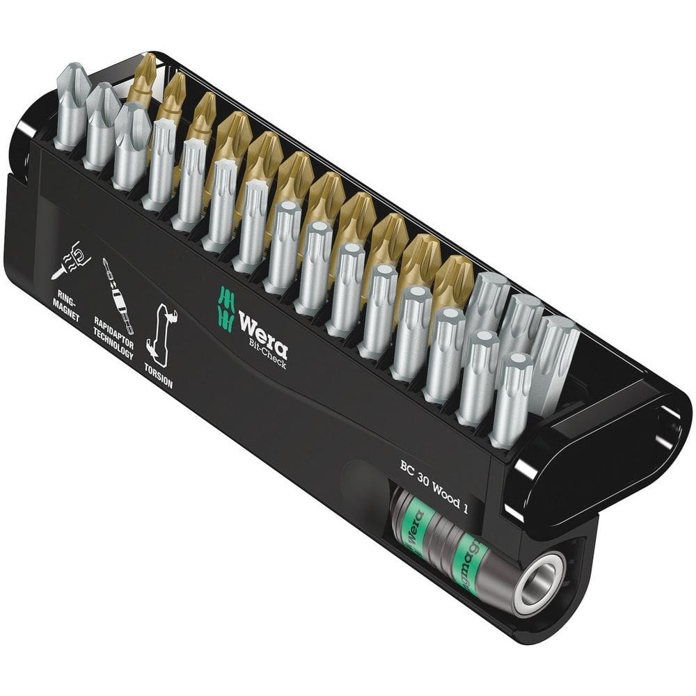 BIT ASSORTIMENT, BIT-CHECK 30 WOOD 1, 30 -DELIG-1