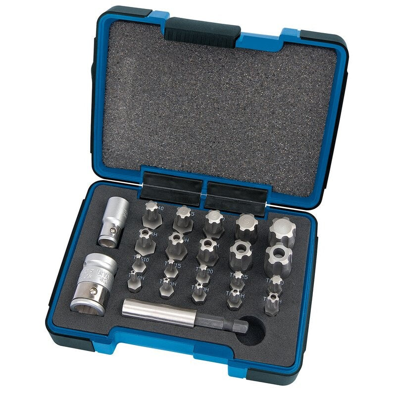 Bitset 1/4"+3/8", Torx plus en resi Torx plus, 23-delig