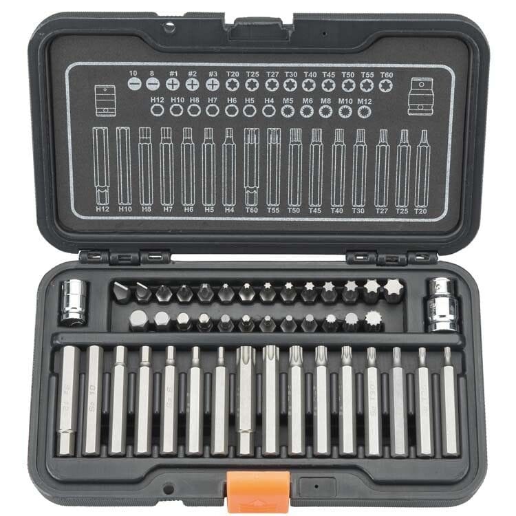 Bitset 3/8"+1/2", 44dlgCustorMZS Gereedschap