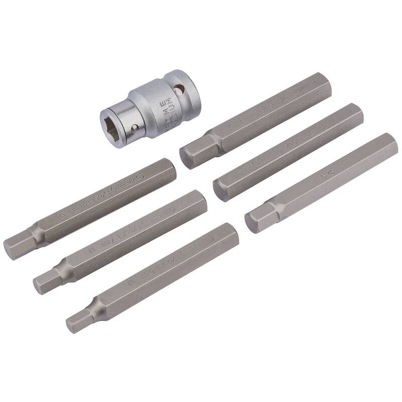 Bitset Inbus 75 mm, 7-delig