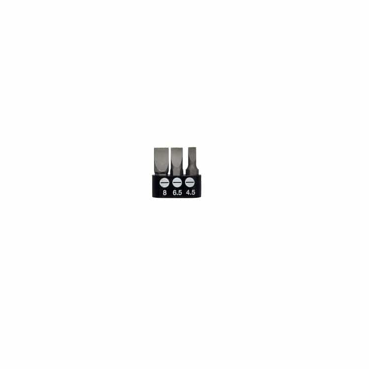 Bitset tbv CTK02037K, 3 bits (plat) 6,5x25mmCustorMZS Gereedschap