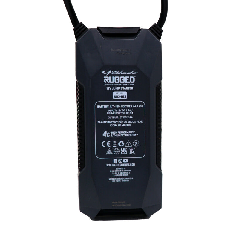 Booster Rugged Lithium SBX463 12V, 2000PA