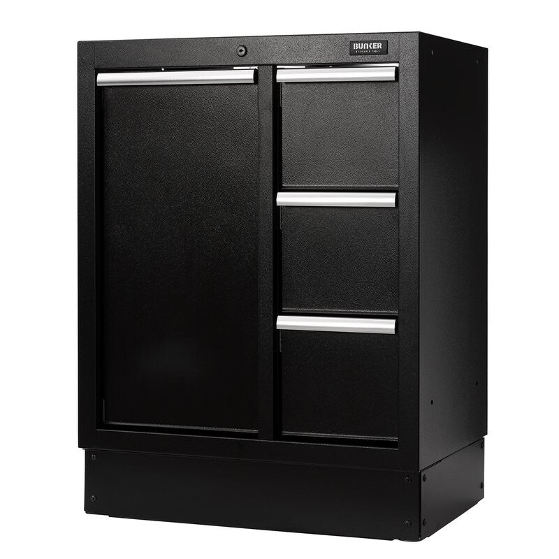 BUNKER 46cm Modulaire vloerkast, 4 lades, powertool rack, 68cm