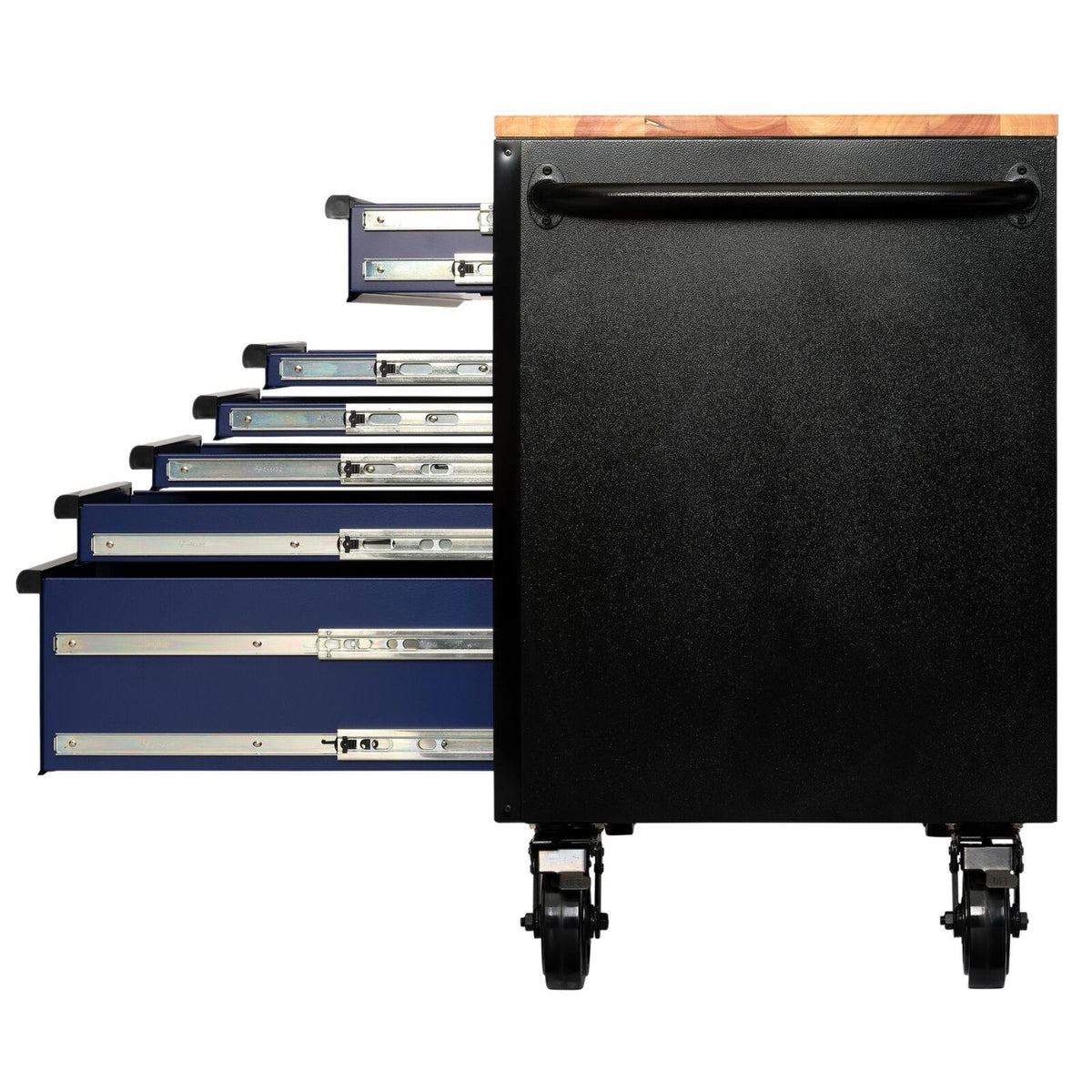 BUNKER Gereedschapswagen/werkbank, 142cm, blauw