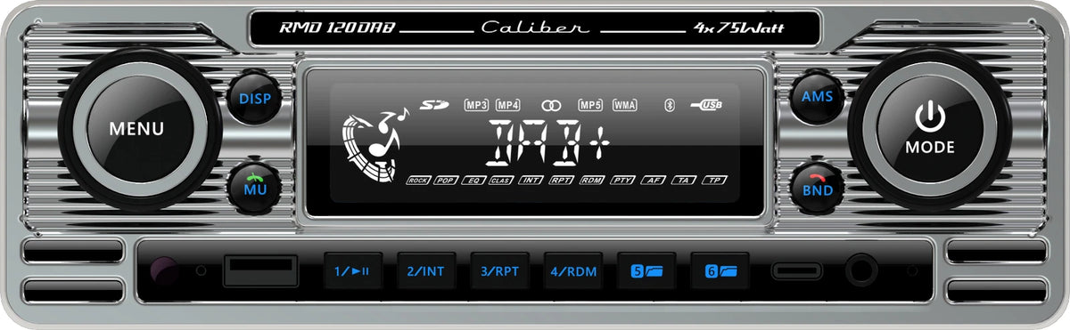 Caliber RMD120DAB Autoradio – DAB+ / FM – Chroom