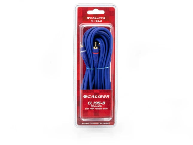 Caliber CL195-B Audiokabel – RCA – Blauw