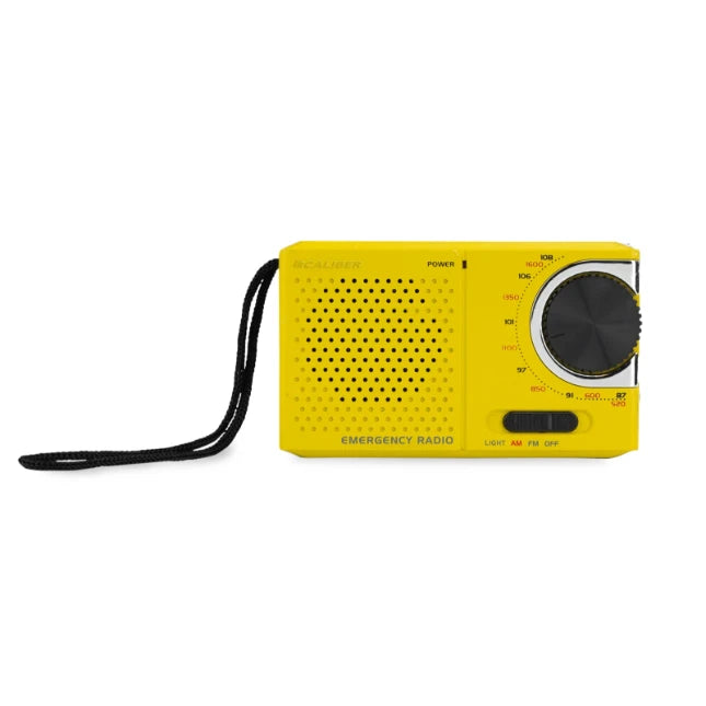 Caliber HPG311Y Draagbare radio – 0,5 W – AM / FM – Geel