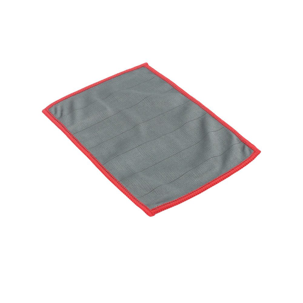 5 x Microfiber cloth CARBON 15 x 20 cm red