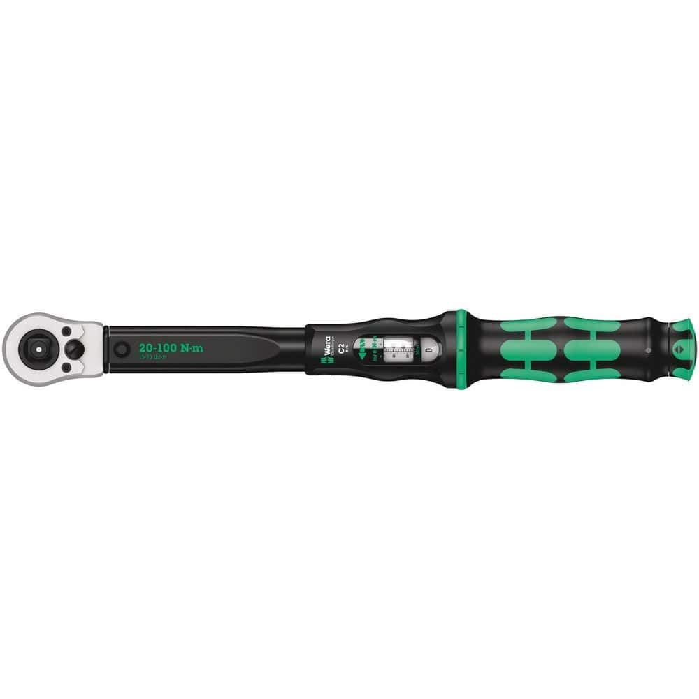 CLICK-TORQUE C 2 PUSH R/L INSTELBARE DRAAIMOMENTSLEUTEL VOOR RECHTSOM EN LINKSOM VASTDRAAIEN, 1/2",-0