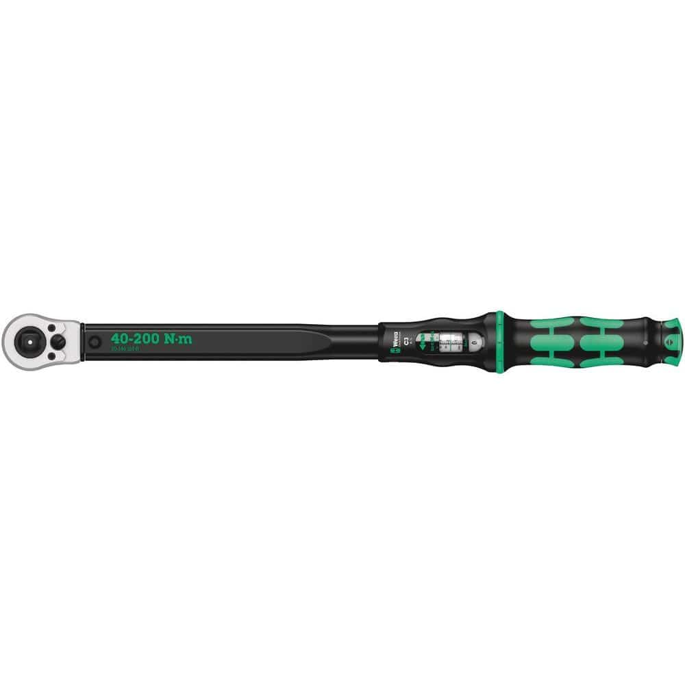 CLICK-TORQUE C 3 PUSH R/L INSTELBARE DRAAIMOMENTSLEUTEL VOOR RECHTSOM EN LINKSOM VASTDRAAIEN, 1/2",-0