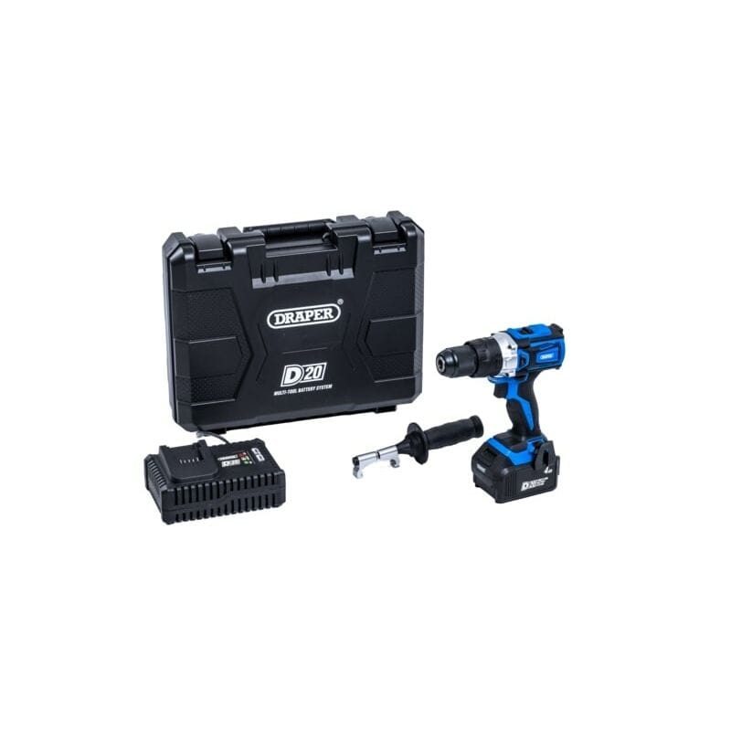 D20 Accu combi - boormachine 20V/13mm, incl accuDraper ToolsMZS Gereedschap