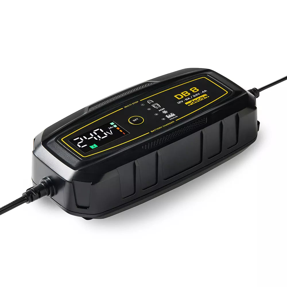 Druppellader 12V 8A 24V 4A