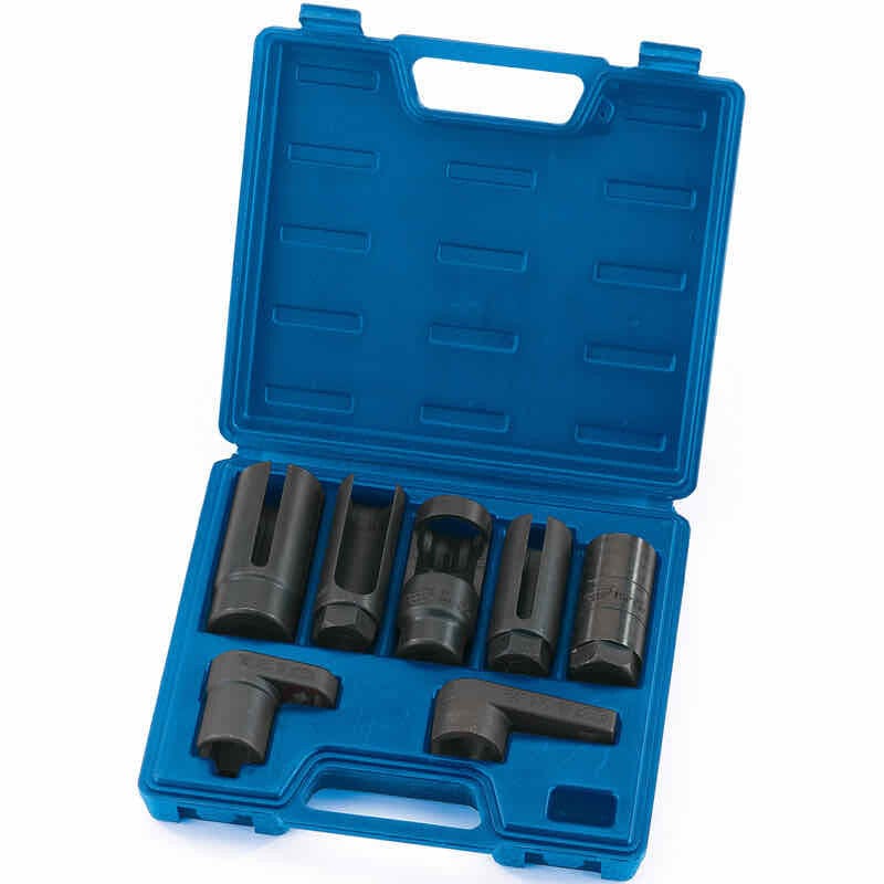 Doppenset lambda sonde/zuurstof sensor, 7dlg-Draper Tools-MZS Gereedschap