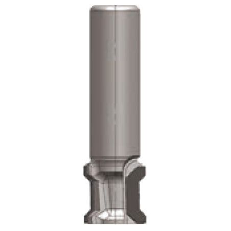Diamant Dubbele Fasefrees 45°, L3=20,0 mm, TL=80 mm, S=16 mm, Z=2, DP