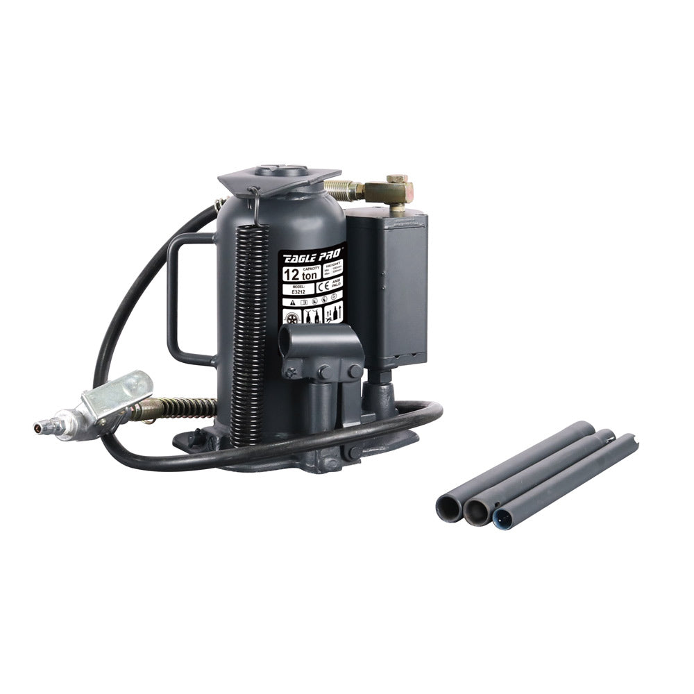 Luchthydraulische potkrik 12 Ton
