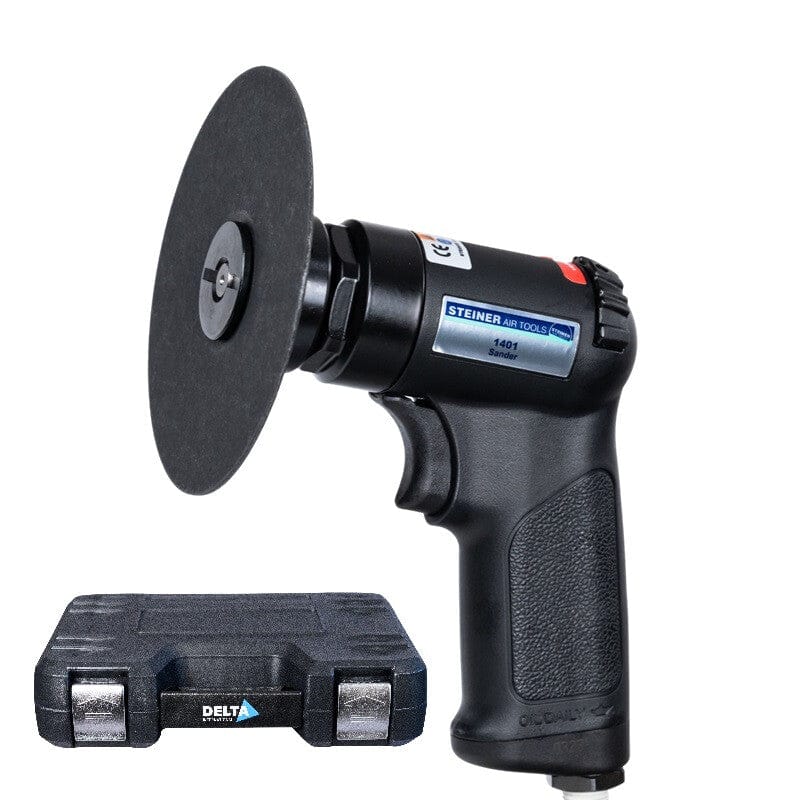 Eenhandslijper in koffer met acc.Steiner AirtoolsMZS Gereedschap