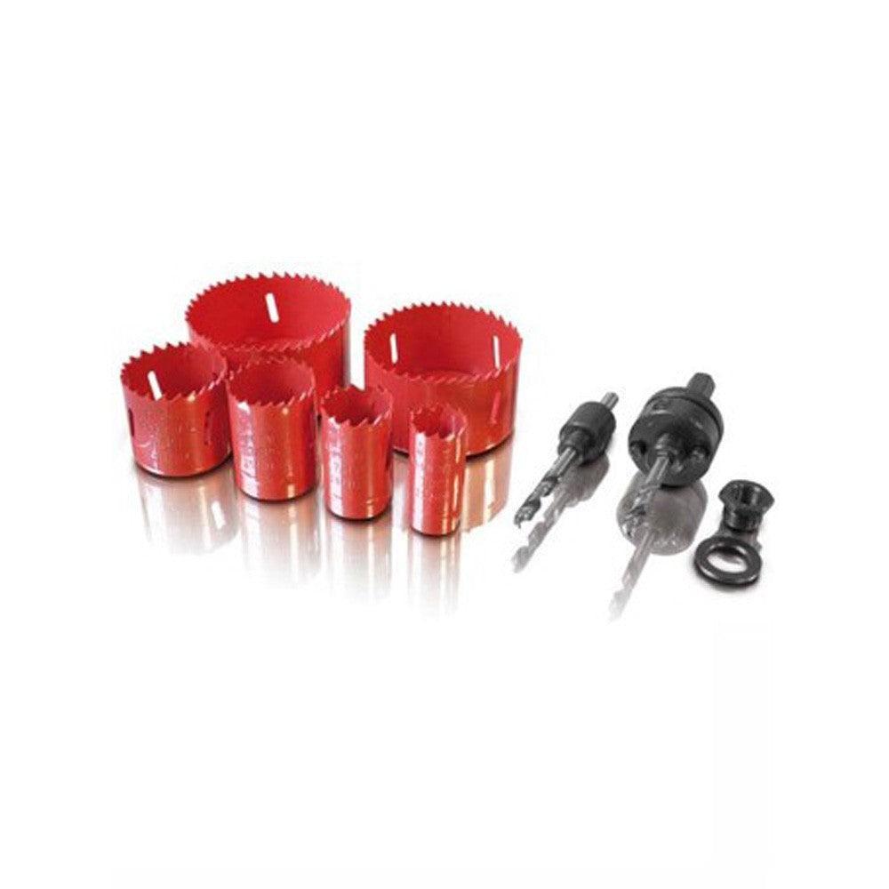 Hole saw set hss bi-metal 10pcs