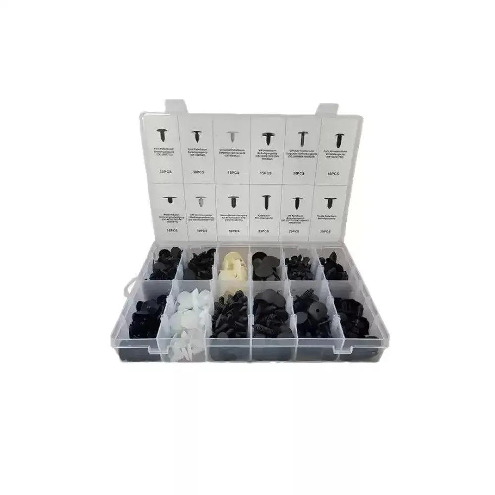 340 delig assortiment bekleding bevestiging clips