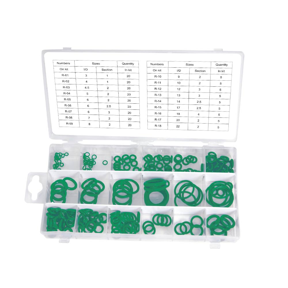 Assortiment Airco afdicht rubbers 225 delig