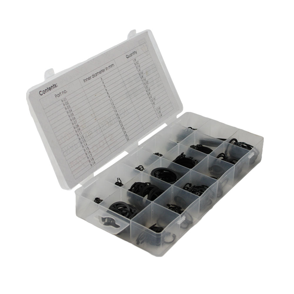 Assortiment Circlips uitwendig 300 pcs