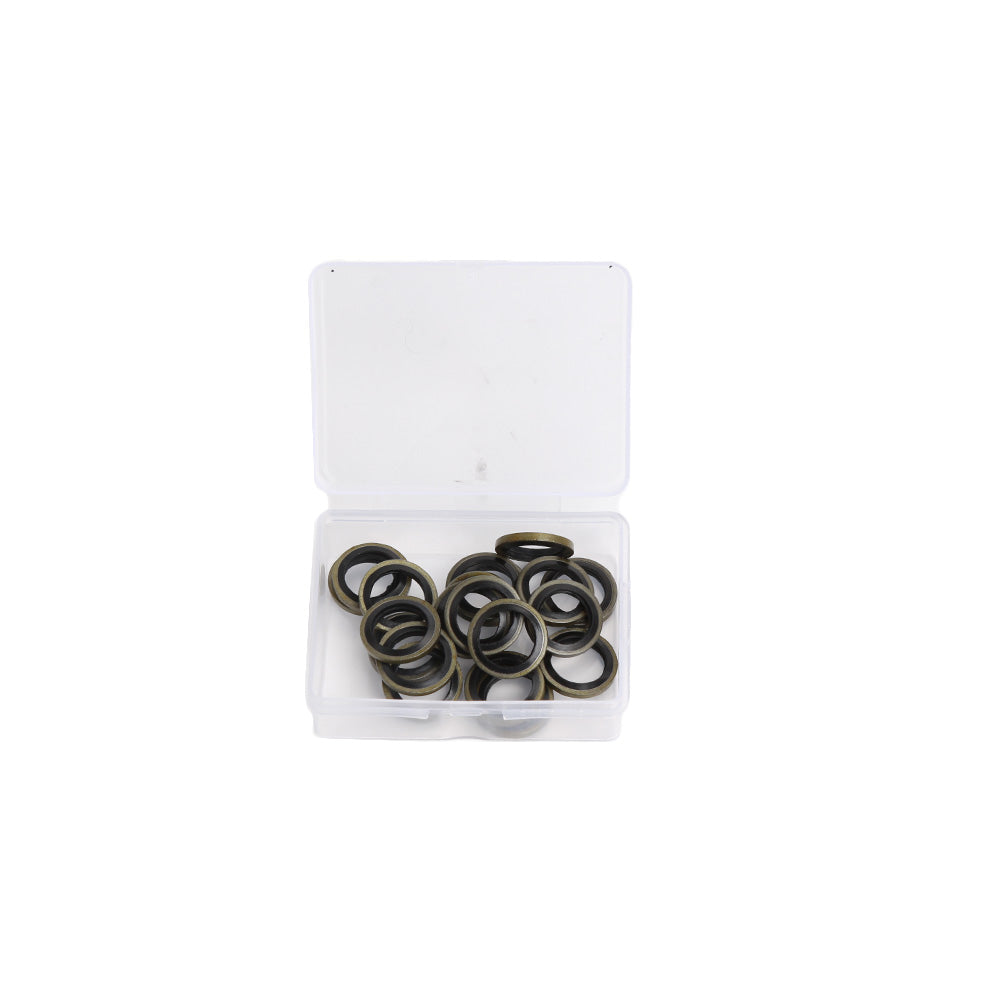 Assortiment Carterplugringen rubber 16mm 20st