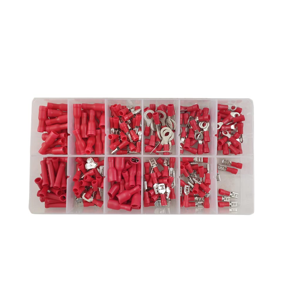 Assortiment Kabelverbinders rood 260 delig