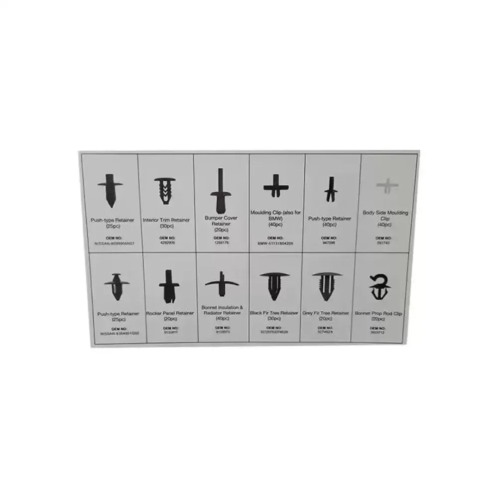 Trim Clip Assortiment-Volvo 350st